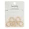 12 Packs: 6 ct. (72 total) 20mm Metal Round Hinged Closures by Bead Landing™